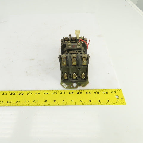 Allen Bradley 509-BOD Ser B Size 1 Motor Starter 600V 10HP 120V Coil W/Overload