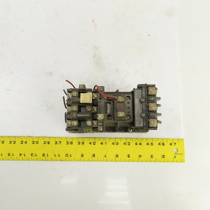Allen Bradley 509-BOD Ser B Size 1 Motor Starter 600V 10HP 120V Coil W/Overload