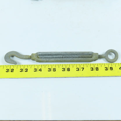 Chicago 1/4" Hook & Eye Turnbuckle 8-1/4" Retracted Length 4" Max Adjust. Lot/9