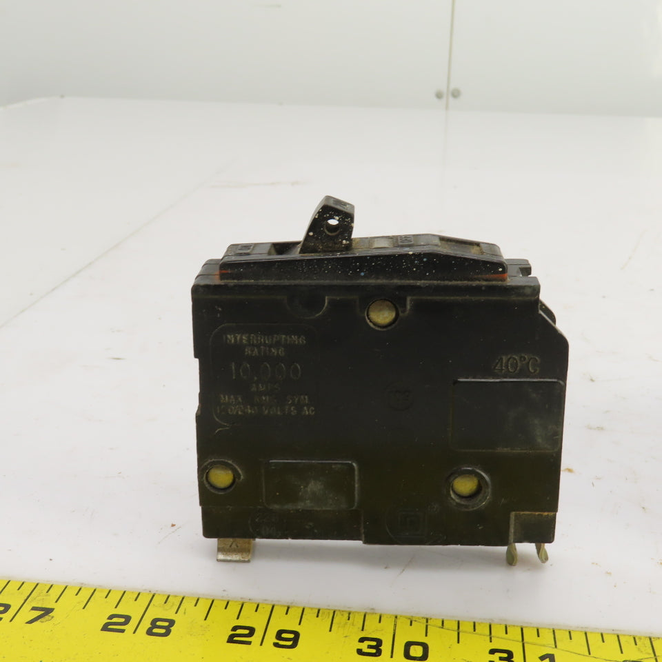 Square D Type QO 15A Circuit Breaker 120/240VAC Single Pole Lot Of 5