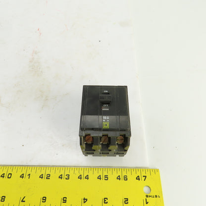 Square D Type QO 15A Plug-On Circuit Breaker 240VAC 3 Pole