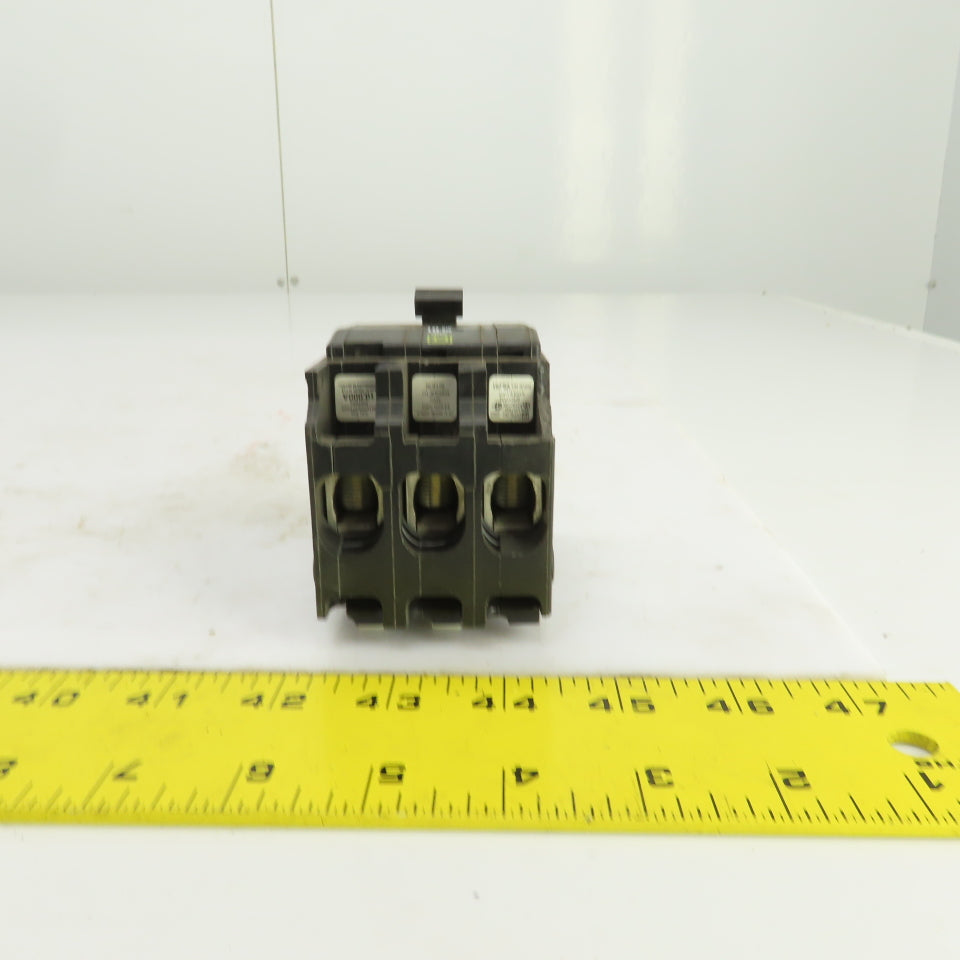 Square D Type QO 30A Plug-On Circuit Breaker 120/240VAC 3 Pole