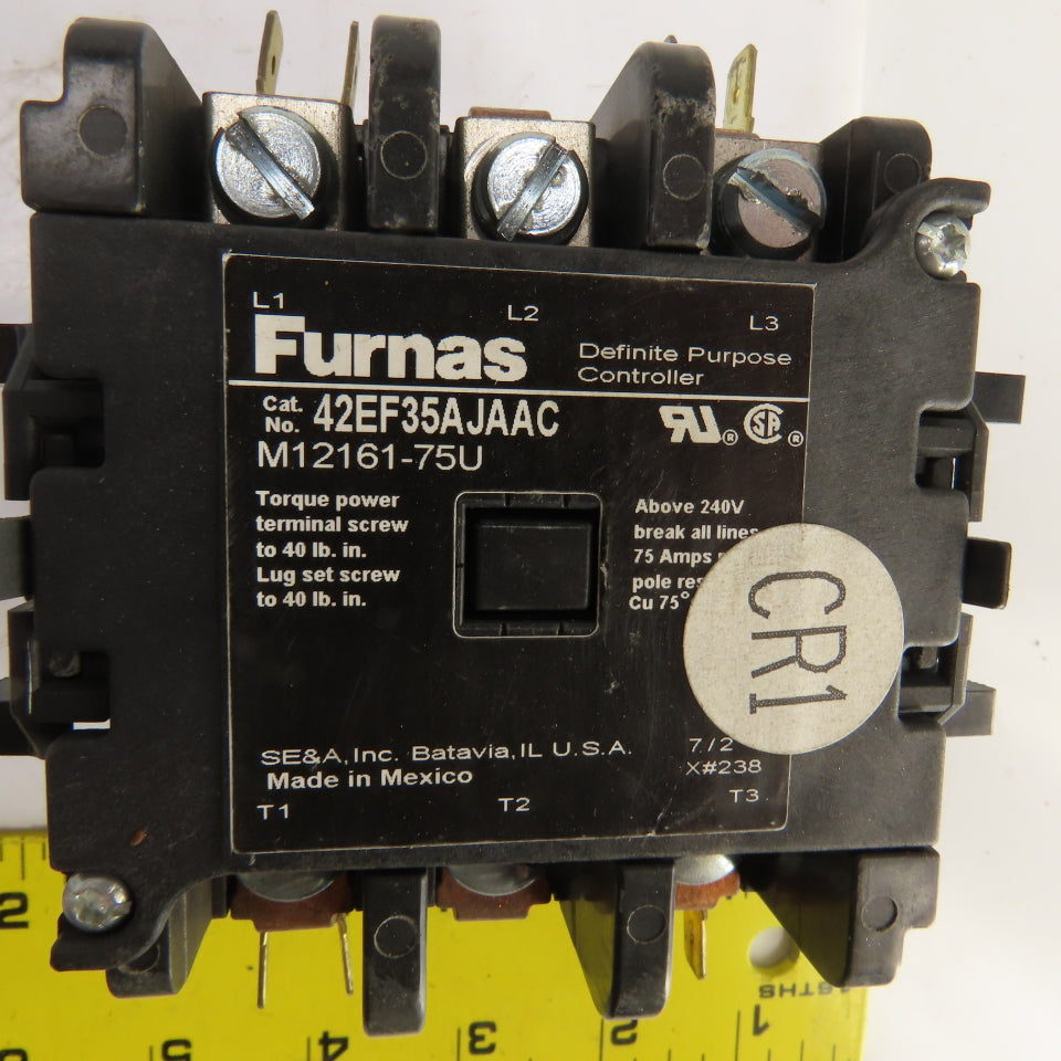 Furnas M12161-75U 42EF35AJAAC Definite Purpose Contactor Welding Welder