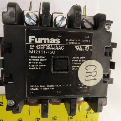 Furnas M12161-75U 42EF35AJAAC Definite Purpose Contactor Welding Welder