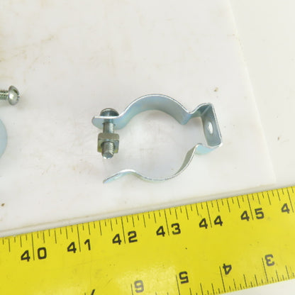 Minerallac 2-1/2B Zinc Plated Steel 1-1/4" Conduit Hanger W/Bolt Lot Of 70