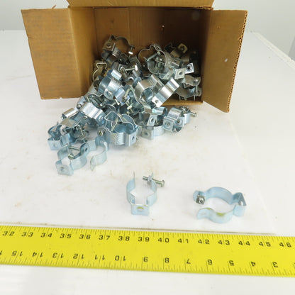 Minerallac 2-1/2B Zinc Plated Steel 1-1/4" Conduit Hanger W/Bolt Lot Of 70