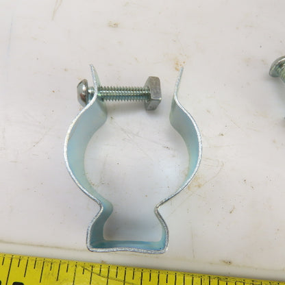 Minerallac 2-1/2B Zinc Plated Steel 1-1/4" Conduit Hanger W/Bolt Lot Of 70