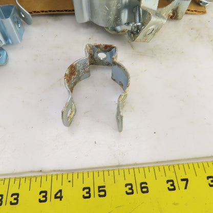 Minerallac 2-B Zinc Plated Steel 1" Conduit Hanger W/Bolt Lot Of 80