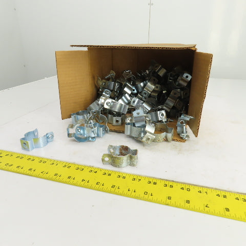 Minerallac 2-B Zinc Plated Steel 1" Conduit Hanger W/Bolt Lot Of 80