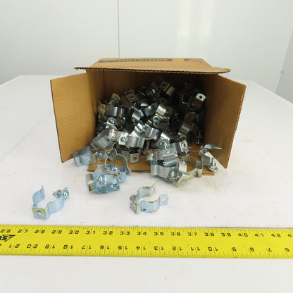 Minerallac 2-B Zinc Plated Steel 1" Conduit Hanger W/Bolt Lot Of 80