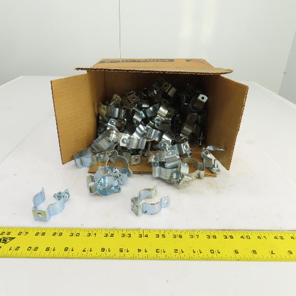 Minerallac 2-B Zinc Plated Steel 1" Conduit Hanger W/Bolt Lot Of 80