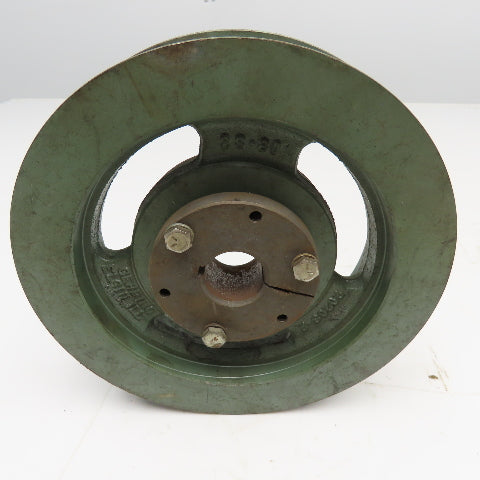 Gerbing 2S-80 1" Flat Drive Belt Pulley Sheave SD Bushing Bore 8" OD