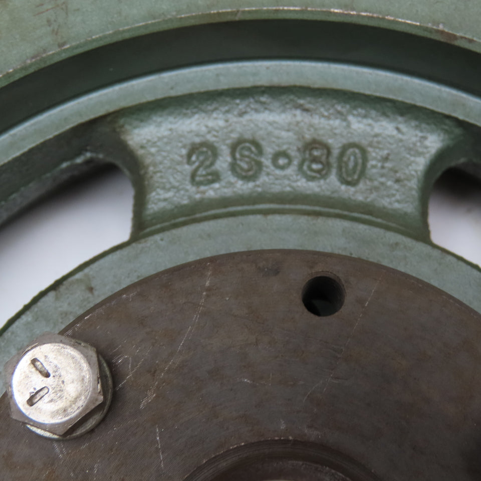 Gerbing 2S-80 1" Flat Drive Belt Pulley Sheave SD Bushing Bore 8" OD