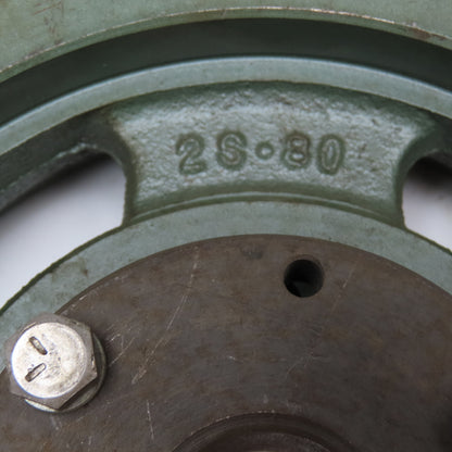 Gerbing 2S-80 1" Flat Drive Belt Pulley Sheave SD Bushing Bore 8" OD