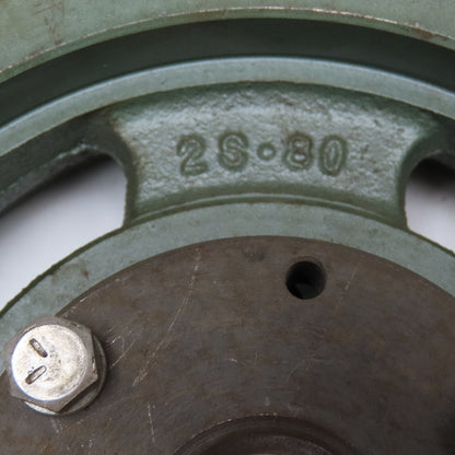 Gerbing 2S-80 1" Flat Drive Belt Pulley Sheave SD Bushing Bore 8" OD