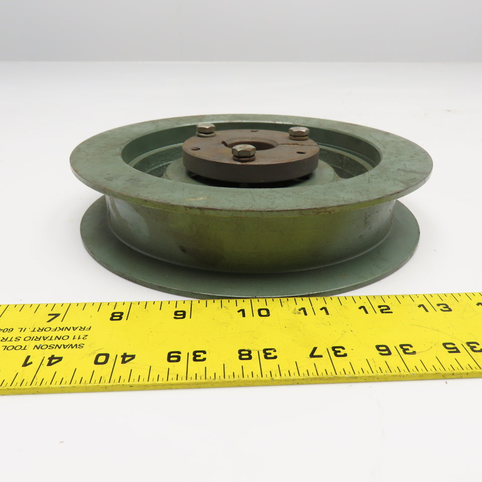 Gerbing 2S-80 1" Flat Drive Belt Pulley Sheave SD Bushing Bore 8" OD