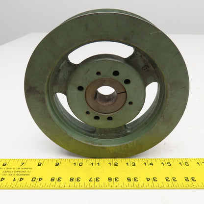 Gerbing 2S-80 1" Flat Drive Belt Pulley Sheave SD Bushing Bore 8" OD
