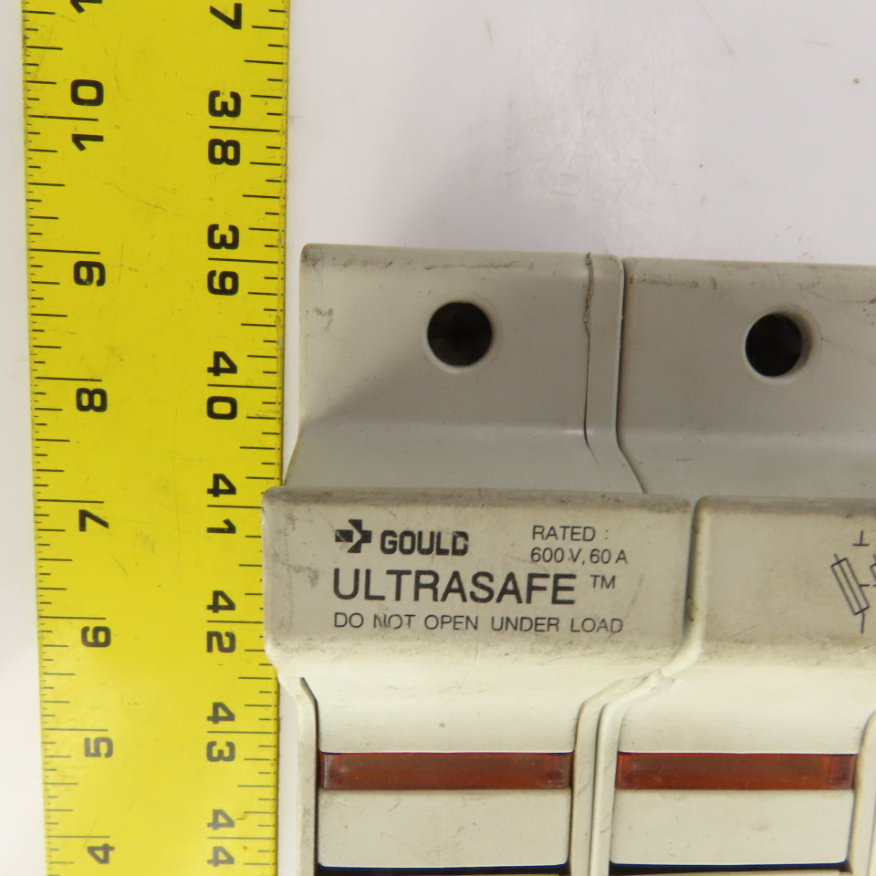 Gould US6J3I Ultrasafe 60A Fuse Holder 3-Pole 600V