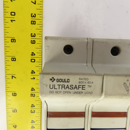 Gould US6J3I Ultrasafe 60A Fuse Holder 3-Pole 600V