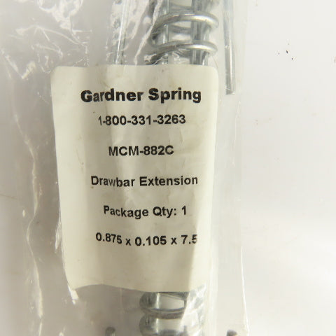 Gardner MCM 882C Safety Drawbar Extension 7/8" OD x 0.105 Wire x 7-1/2" OAL