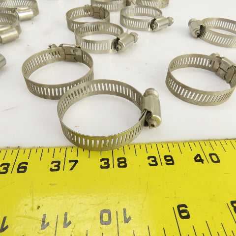 26 x 50mm Size 24 Stainless Steel Hose Clamp Lot Of 20