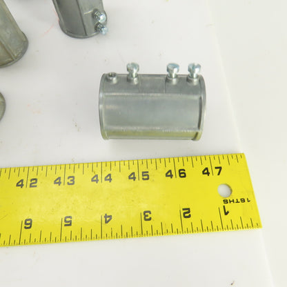 1-1/4" EMT Set Screw Type Steel Conduit Couplings Concrete Tight Lot Of 20