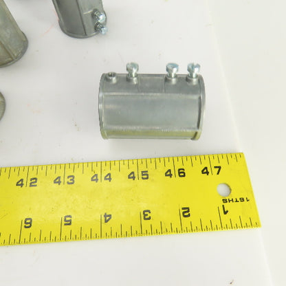 1-1/4" EMT Set Screw Type Steel Conduit Couplings Concrete Tight Lot Of 20