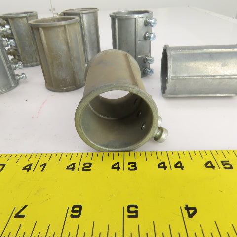 1-1/4" EMT Set Screw Type Steel Conduit Couplings Concrete Tight Lot Of 20