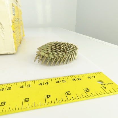 Tool Shop 1" Galvanized Coil Roofing Nails (120 Per Coil) 7000 Total