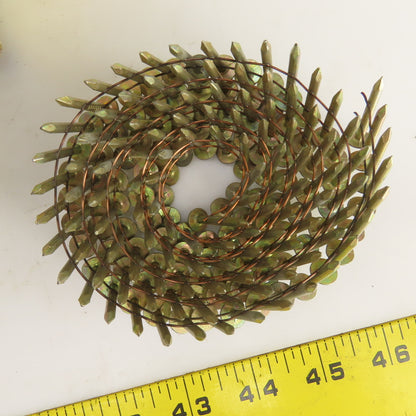 Tool Shop 1" Galvanized Coil Roofing Nails (120 Per Coil) 7000 Total