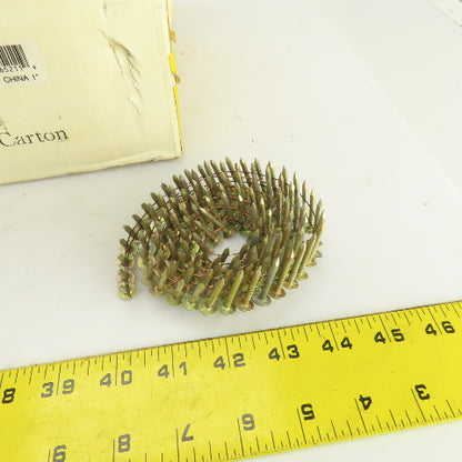 Tool Shop 1" Galvanized Coil Roofing Nails (120 Per Coil) 7000 Total