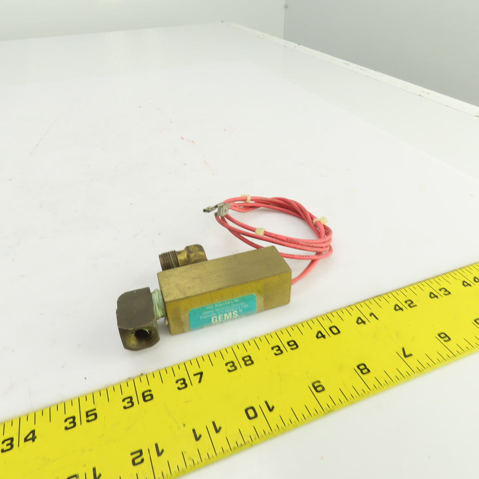 Gems 70823 Liquid Flow Switch 120-240VAC 0.75 GPM 1/4" NPT