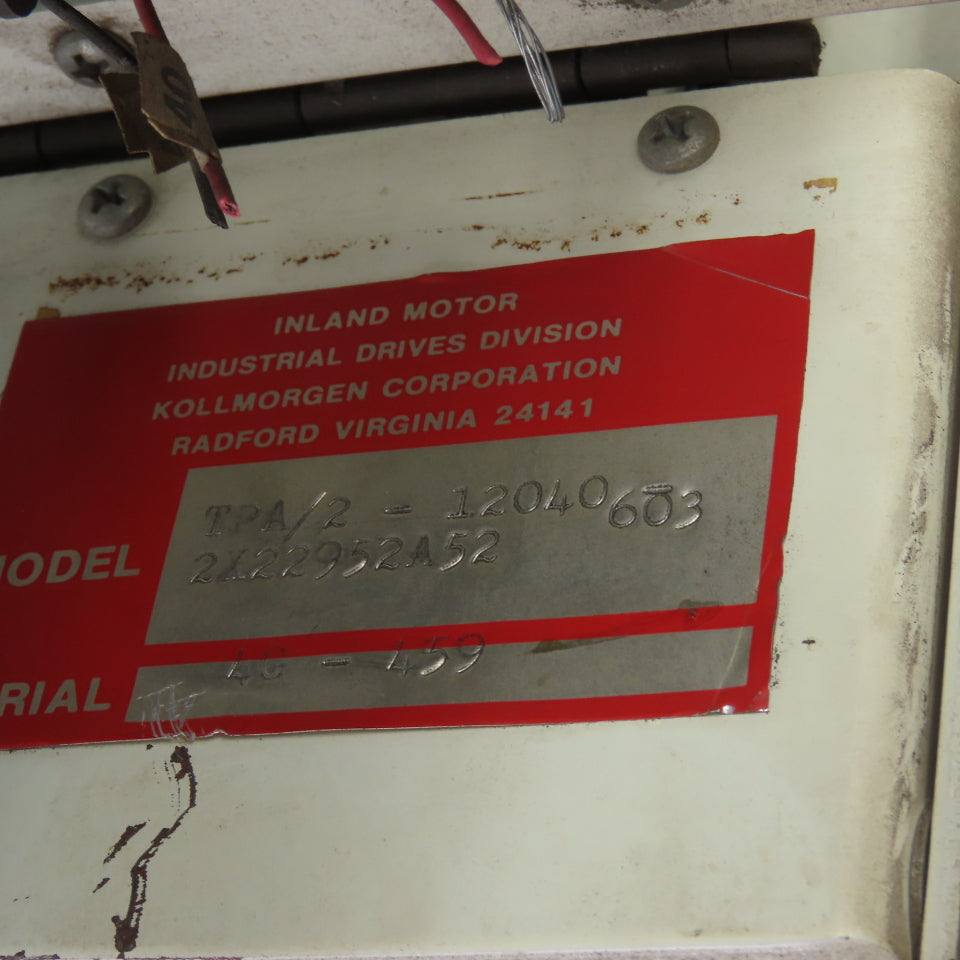 Kollmorgen TPA/2-12040 Inland Motor Industrial Servo Drive