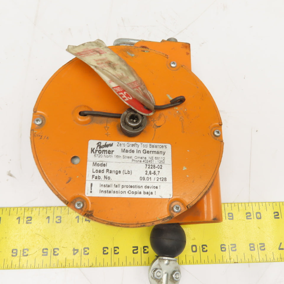 Packers Kromer 7228-02 Zero Gravity Tool Balancer 2.6-5.7Lbs.