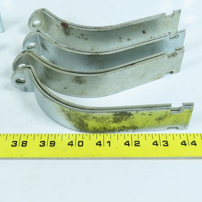 Misc. 4" & 5" Standard Rigid Steel Conduit Strut Pipe Clamp Lot of 8