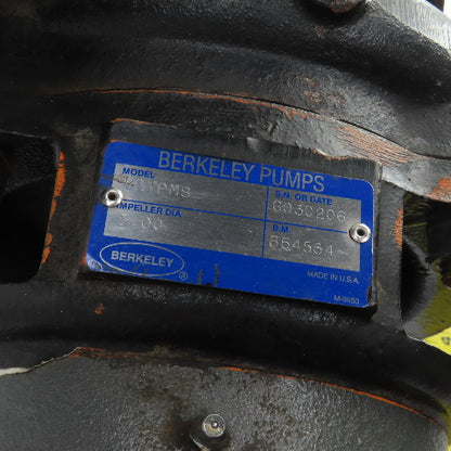 Berkeley B2TPMS 5HP 230GPM End Suction Centrifugal Pump 230/460V 3PH 2" Outlet