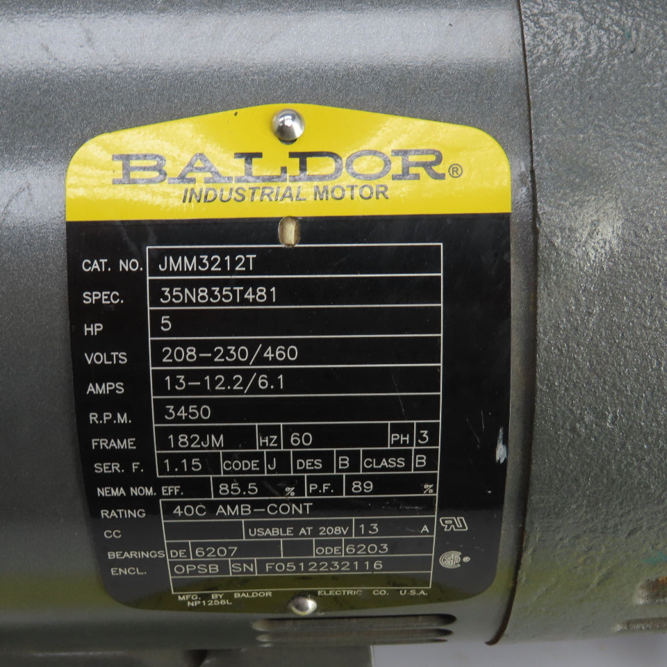 Berkeley B2TPMS 5HP 230GPM End Suction Centrifugal Pump 230/460V 3PH 2" Outlet