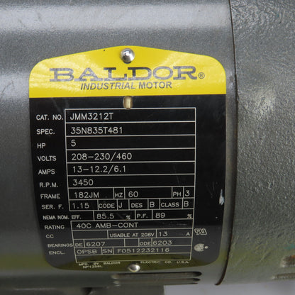 Berkeley B2TPMS 5HP 230GPM End Suction Centrifugal Pump 230/460V 3PH 2" Outlet