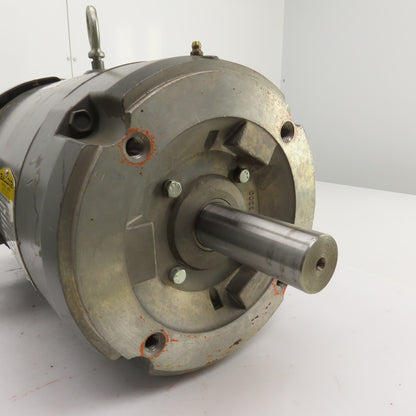 Baldor 7-1/2HP AC Electric Motor 3450RPM 230/460V 3PH 213TCZ Frame Smooth Shaft