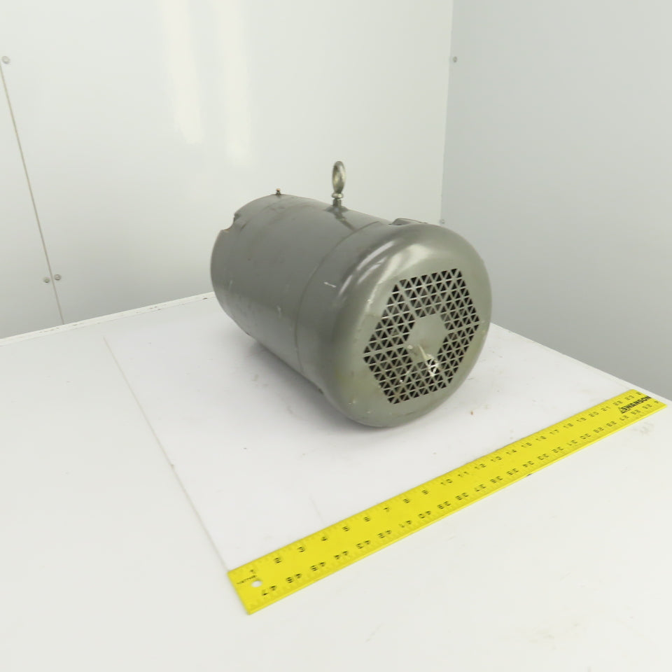 Baldor 7-1/2HP AC Electric Motor 3450RPM 230/460V 3PH 213TCZ Frame Smooth Shaft