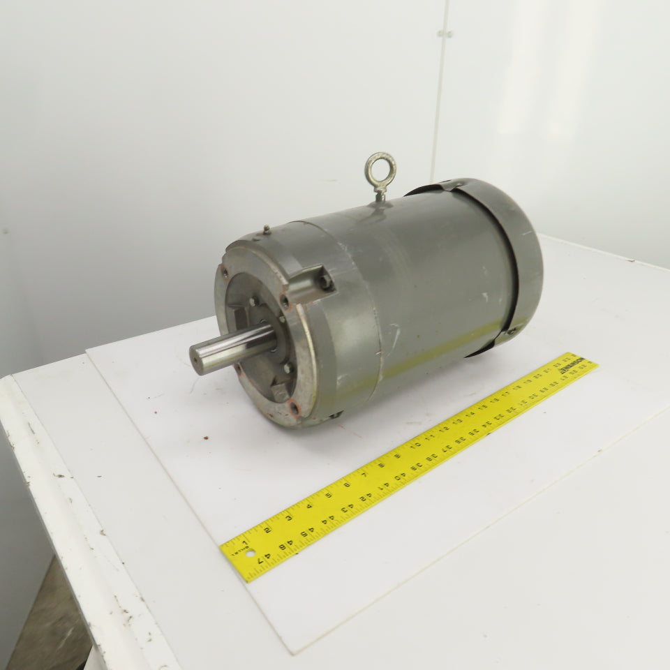 Baldor 7-1/2HP AC Electric Motor 3450RPM 230/460V 3PH 213TCZ Frame Smooth Shaft