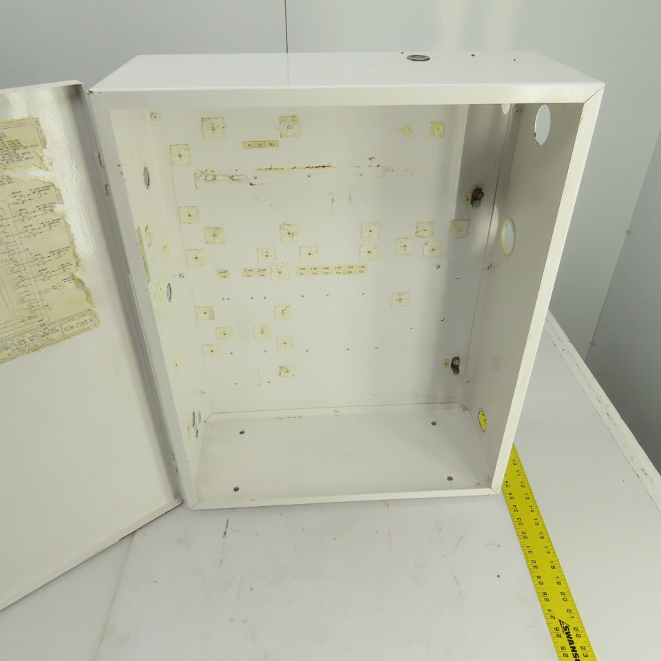 25-1/2" x 20-1/2" x 8" Electrical Enclosure W/Hinged Door (No Backplate)