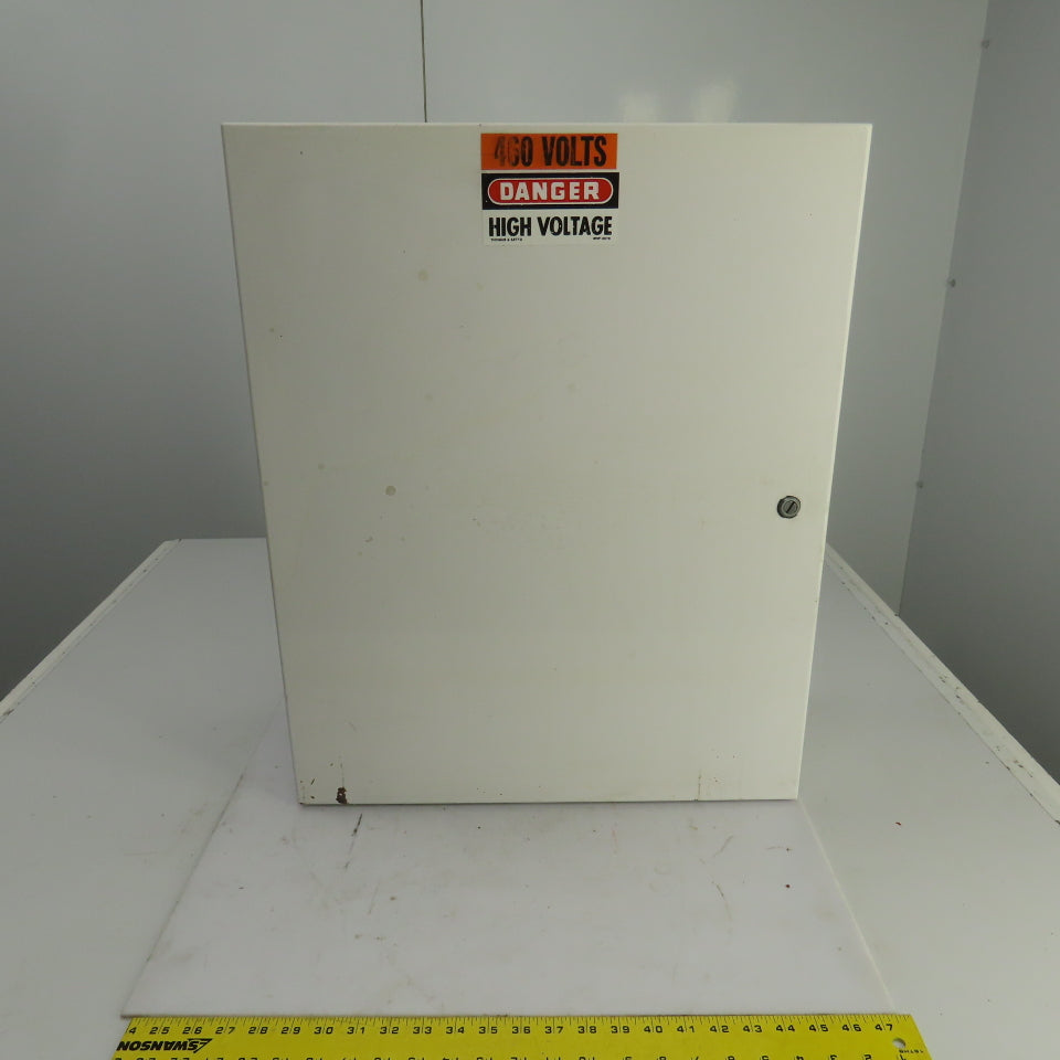 25-1/2" x 20-1/2" x 8" Electrical Enclosure W/Hinged Door (No Backplate)