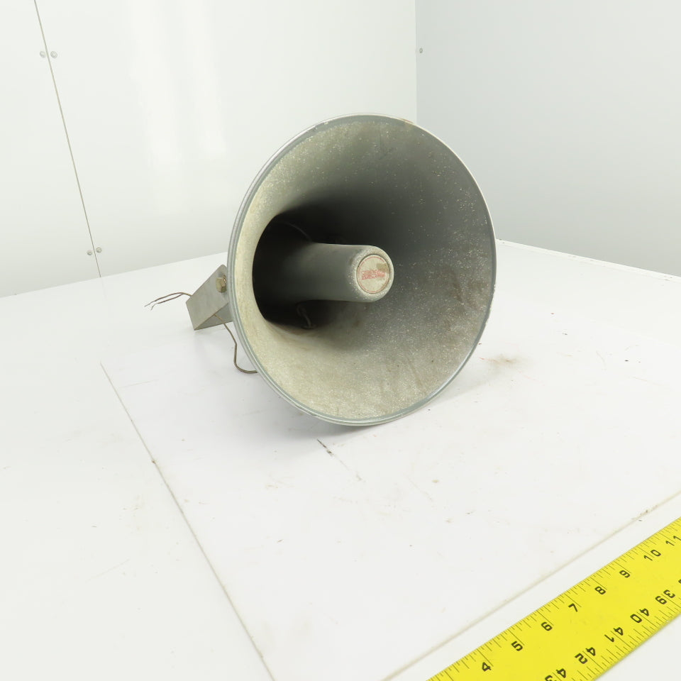 Speco SPC-20 Weatherproof Aluminum Trumpet Horn Speaker 12" Diam. 65W