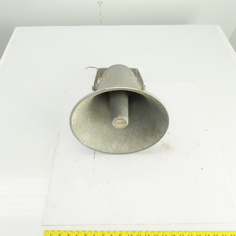 Speco SPC-20 Weatherproof Aluminum Trumpet Horn Speaker 12" Diam. 65W