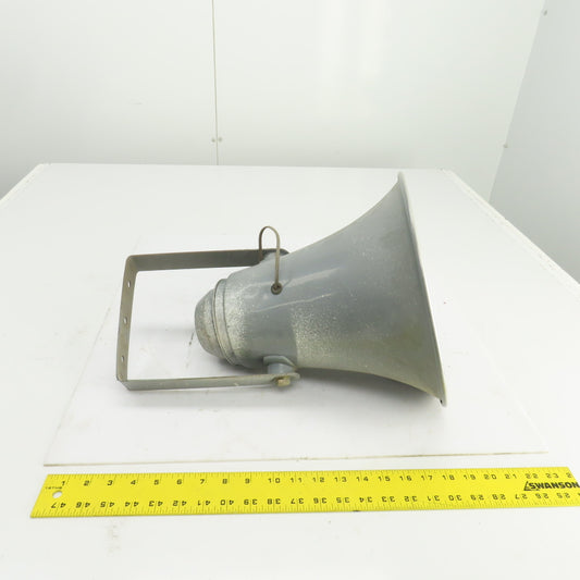 Speco SPC-20 Weatherproof Aluminum Trumpet Horn Speaker 12" Diam. 65W