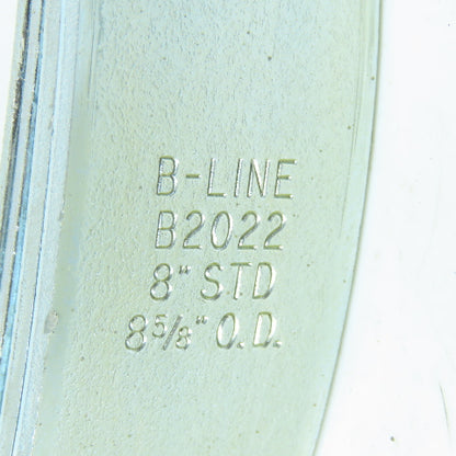 B-Line B2022 8" STD Standard Rigid Steel Conduit Strut Pipe Clamp Lot of 2