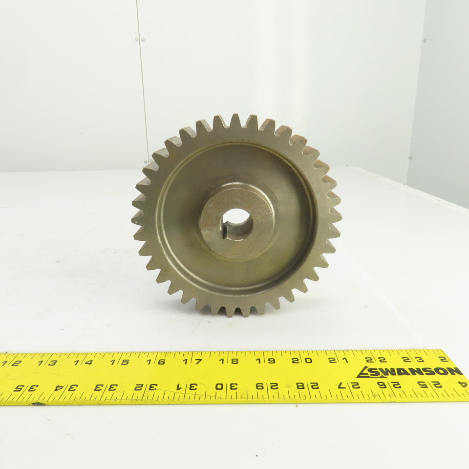 37 Tooth External Tooth Spur Gear 20° Degree Pitch 1" Bore 6-1/2" OD 1-3/4" W