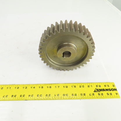 37 Tooth External Tooth Spur Gear 20° Degree Pitch 1" Bore 6-1/2" OD 1-3/4" W