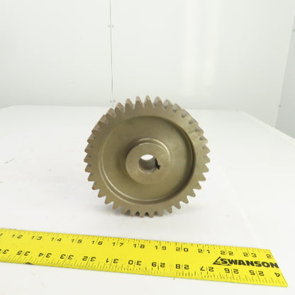 37 Tooth External Tooth Spur Gear 20° Degree Pitch 1" Bore 6-1/2" OD 1-3/4" W